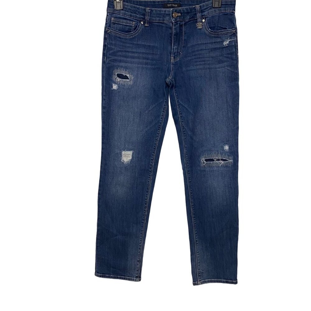 WHITE HOUSE BLACK MARKET STRAIGHT CROP SIZE 8